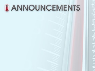 Lukewarm Christian Church Announcement Slide