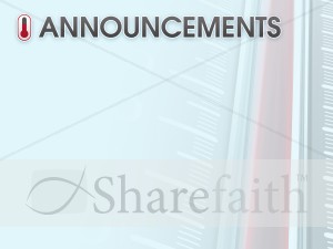 Lukewarm Christian Church Announcement Slide