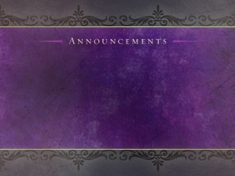 Pruning The Vine Announcement Slide