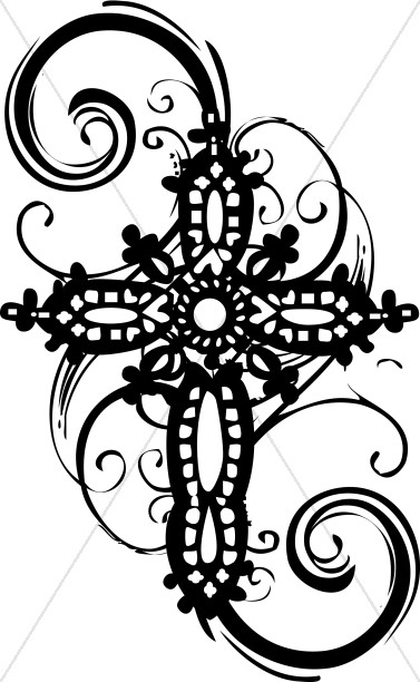 Ornate Cross Clipart | Cross Clipart