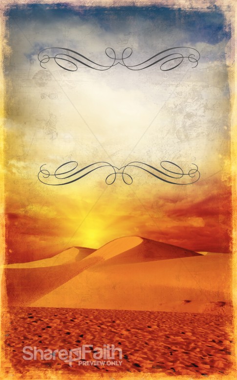 Desert Sunrise Bulletin Cover