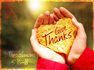 Giving Thanks Church PowerPoint Presentation
