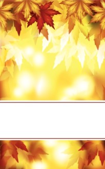 Fall Leaves Church Bulletin Cover