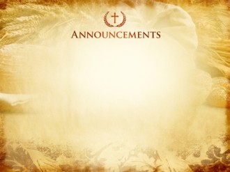 Harvest Time Announcment Slide