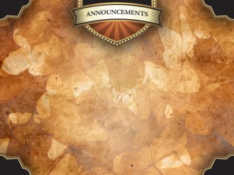Fall Shield Announcment Background Slide