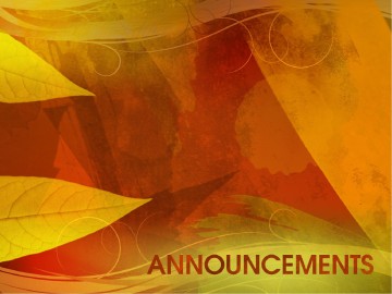 Fall Trust Sermon Presentation