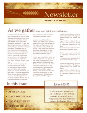 Fall Newsletter Design