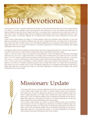 Fall Newsletter Design