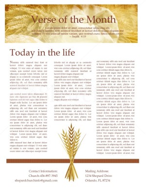 Fall Newsletter Design