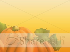 Two Pumpkins Worship Background Image