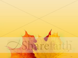 Colors Of Fall Christian Background