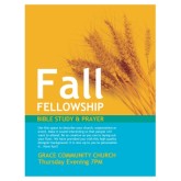 Fall Fellowship Church Flyer
