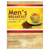 Mens Breakfast Christian Flyer