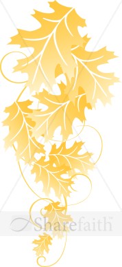 Big Leaves Christian Clipart