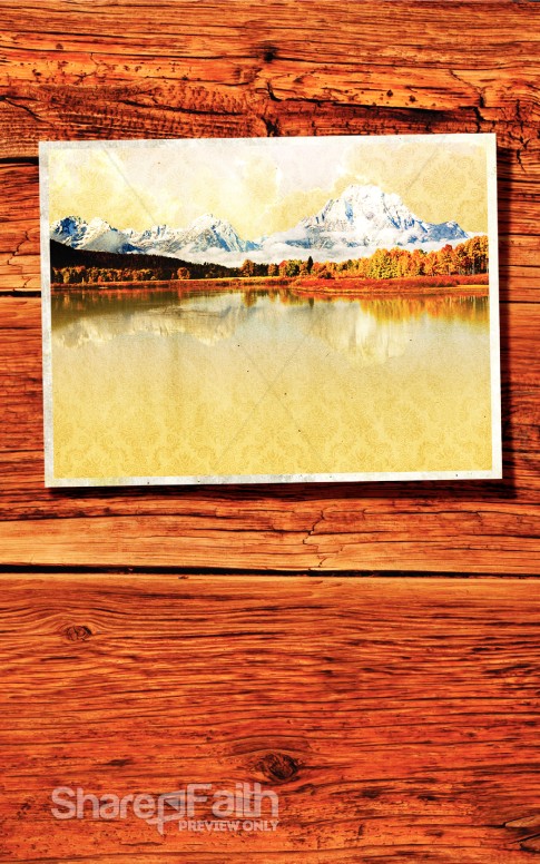 Fall Church Bulletin Cover