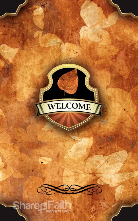 Autumn Welcome Church Program