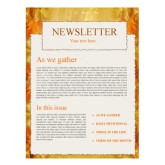 Autumn Church Newsletter