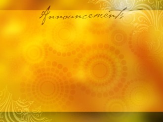 Fall Circles Announcement Background