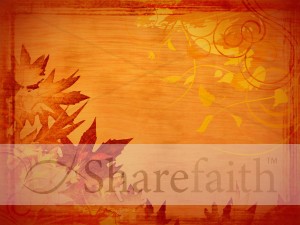Fiery Leaves Worship Graphic