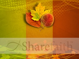 Happy Thanksgiving Worship Background
