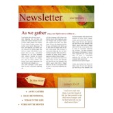 Newsletter Design For Fall