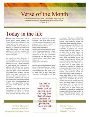 Newsletter Design For Fall
