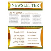 Fall Newsletter Template Design