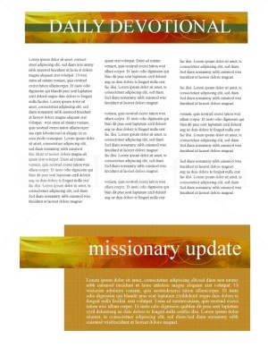 Fall Newsletter Template Design