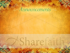 Thanksgiving Announcement Background