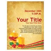Christmas Carols Church Flyer