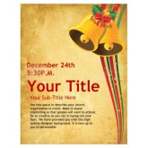 Christmas Bells Church Flyer