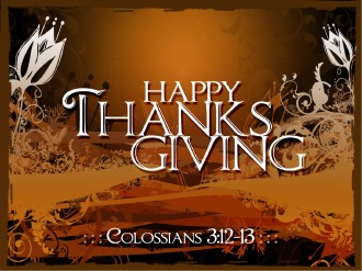 Thanksgiving Happiness Sermon PowerPoint