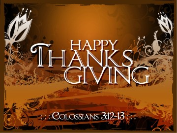 Thanksgiving Happiness Sermon PowerPoint