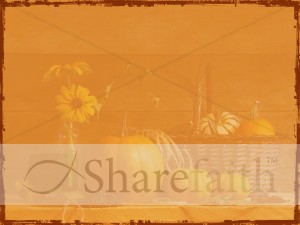 Pumpkin Harvest Background Image
