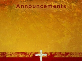 Prayer Of Thanks Announcement Slide