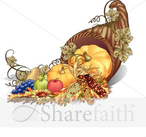 Cornucopia Color Clipart