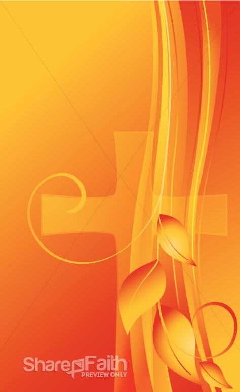 Fall Cross Bulletin Cover