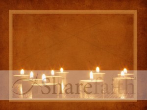 Advent Candles Worship Background