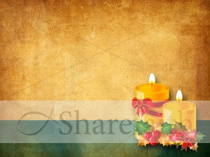 Candles of Christmas Worship Background