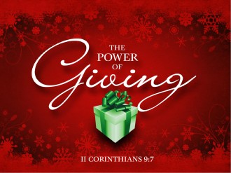 The Power of Giving PowerPoint Presentation