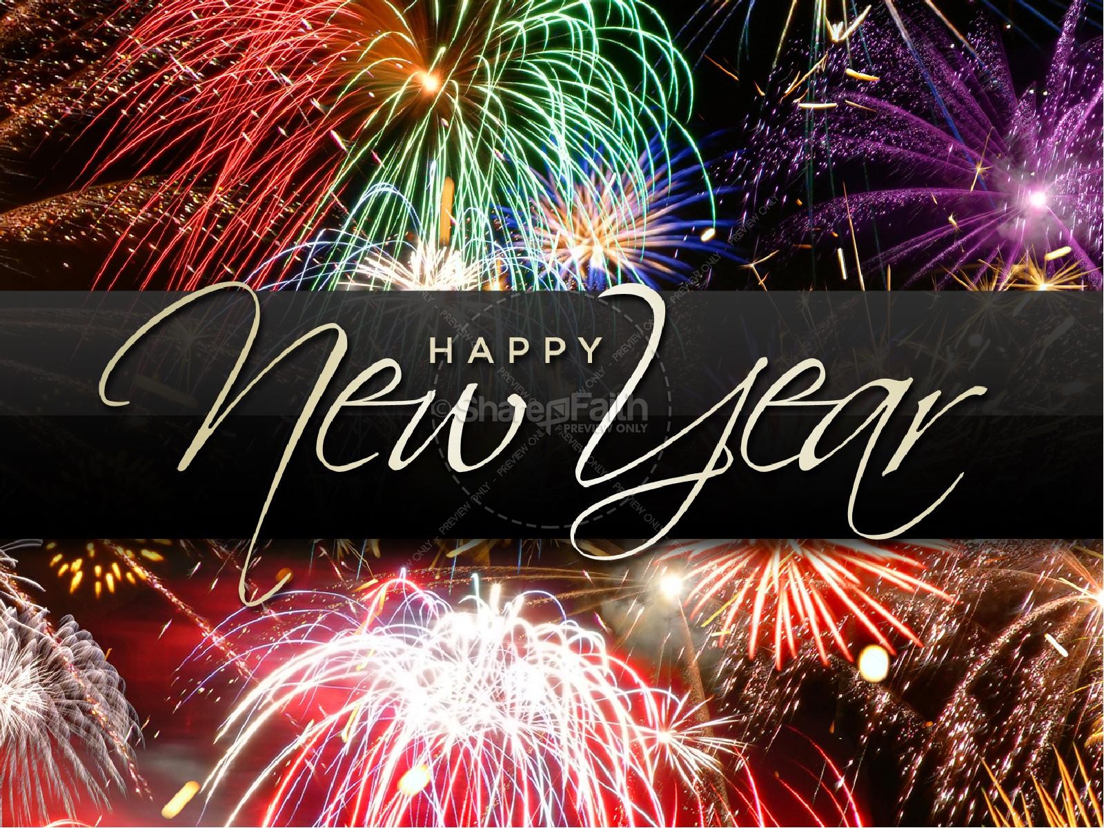 Happy New Year Powerpoint Template