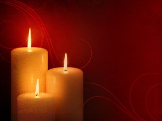 Christmas Candles Background Slide