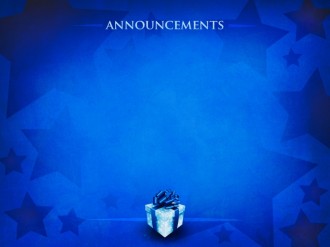 Gift of Christmas Announcement Background