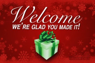 Welcome Snowflake Christmas Video