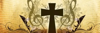 Cross and Music Email Banner