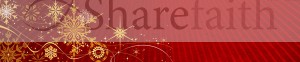 Gold Snowflakes Email Footer