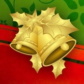 Golden Christmas Bells Email Image
