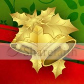 Golden Christmas Bells Email Image