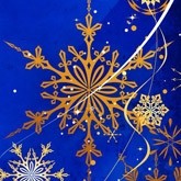 Intricate Gold Snowflake Email Image