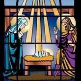 Stained Glass Nativity Email Image